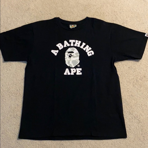 glow in the dark bape shirt